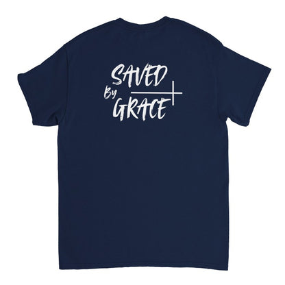 Saved By Grace Shirt, Christian Oversized unisex, Faith Streetwear