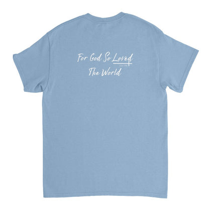 For God So Loved The World Shirt, Christian Oversized T-Shirt Unisex