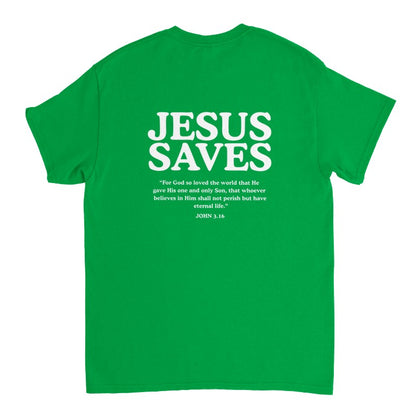 Jesus Saves Shirt, Christian Oversized Unisex, Faith Streetwear