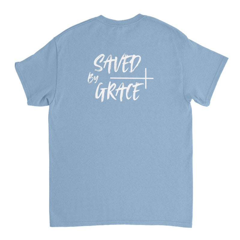 Saved By Grace Shirt, Christian Oversized unisex, Faith Streetwear