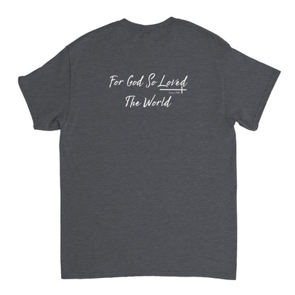 For God So Loved The World Shirt, Christian Oversized T-Shirt Unisex