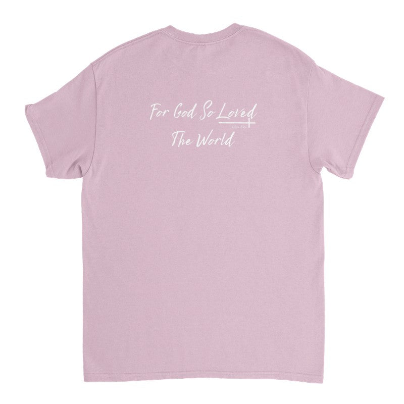 For God So Loved The World Shirt, Christian Oversized T-Shirt Unisex