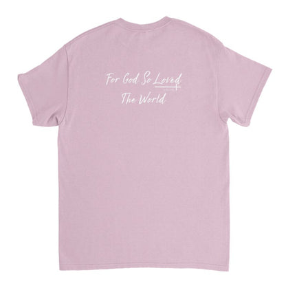For God So Loved The World Shirt, Christian Oversized T-Shirt Unisex