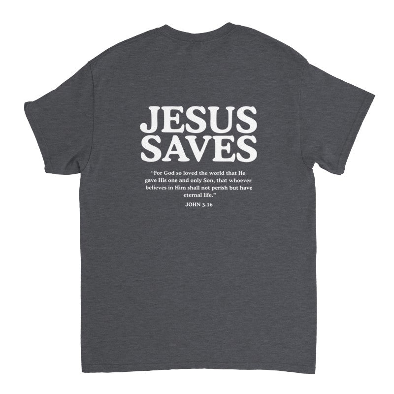 Jesus Saves Shirt, Christian Oversized Unisex, Faith Streetwear