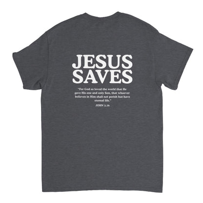 Jesus Saves Shirt, Christian Oversized Unisex, Faith Streetwear