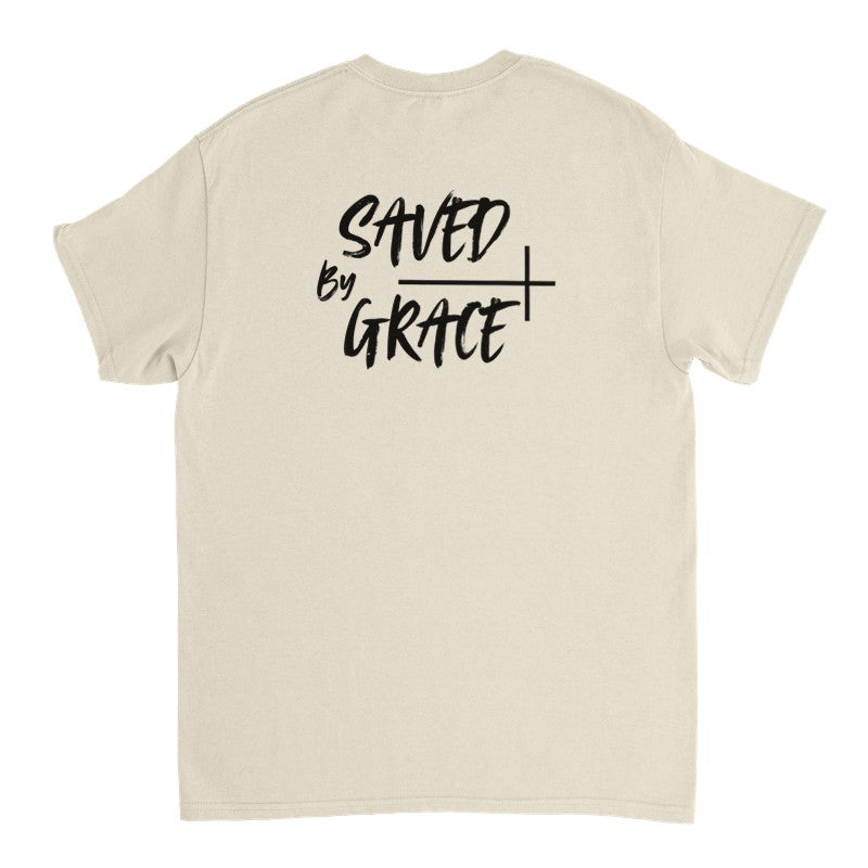 Saved By Grace Shirt, Christian Oversized unisex, Faith Streetwear