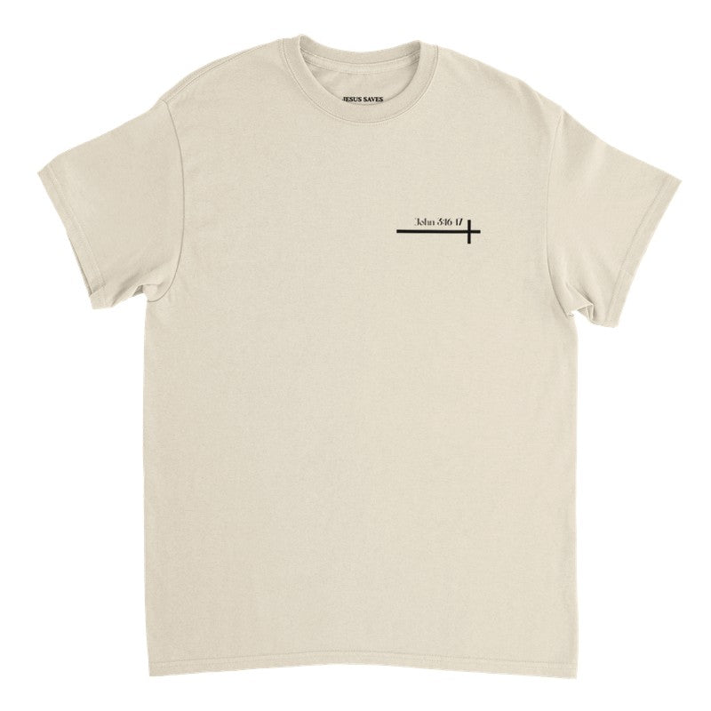 For God So Loved The World Shirt, Christian Oversized T-Shirt Unisex