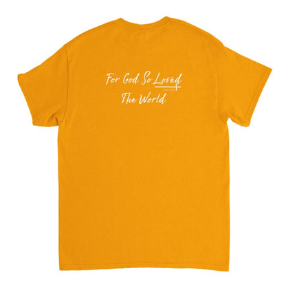 For God So Loved The World Shirt, Christian Oversized T-Shirt Unisex