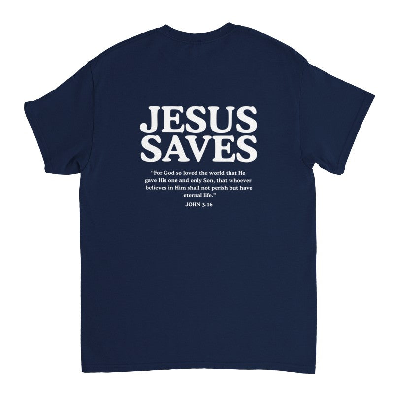 Jesus Saves Shirt, Christian Oversized Unisex, Faith Streetwear