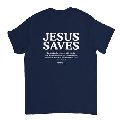 Jesus Saves Shirt, Christian Oversized Unisex, Faith Streetwear