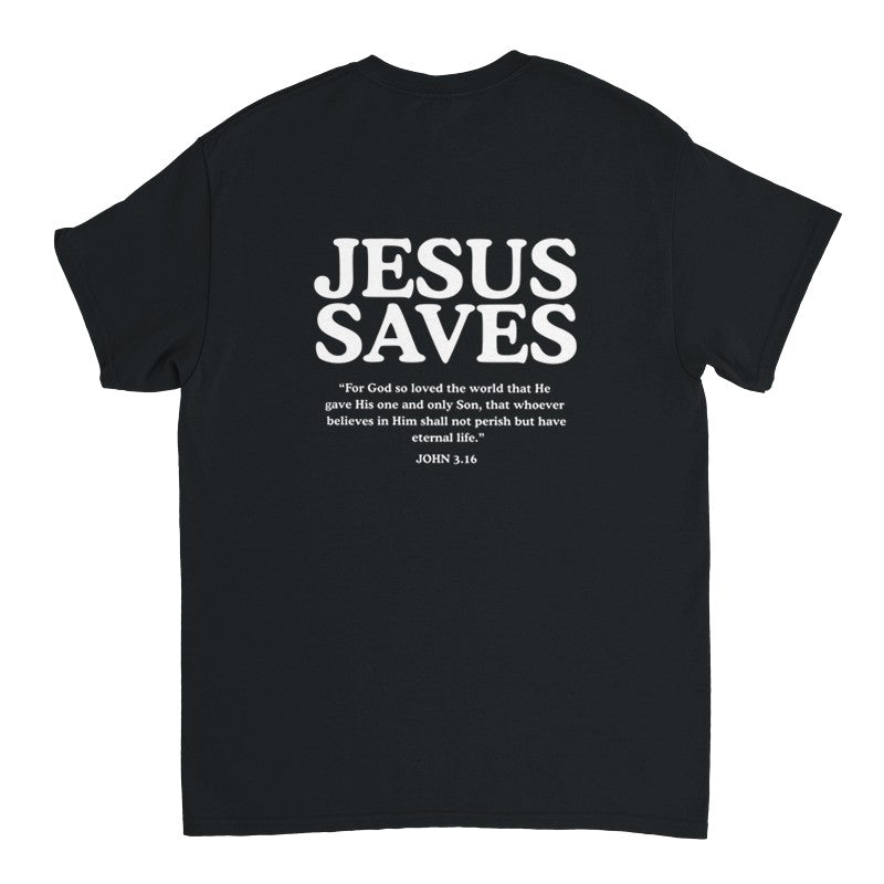 Jesus Saves Shirt, Christian Oversized Unisex, Faith Streetwear