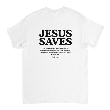 Jesus Saves Shirt, Christian Oversized Unisex, Faith Streetwear