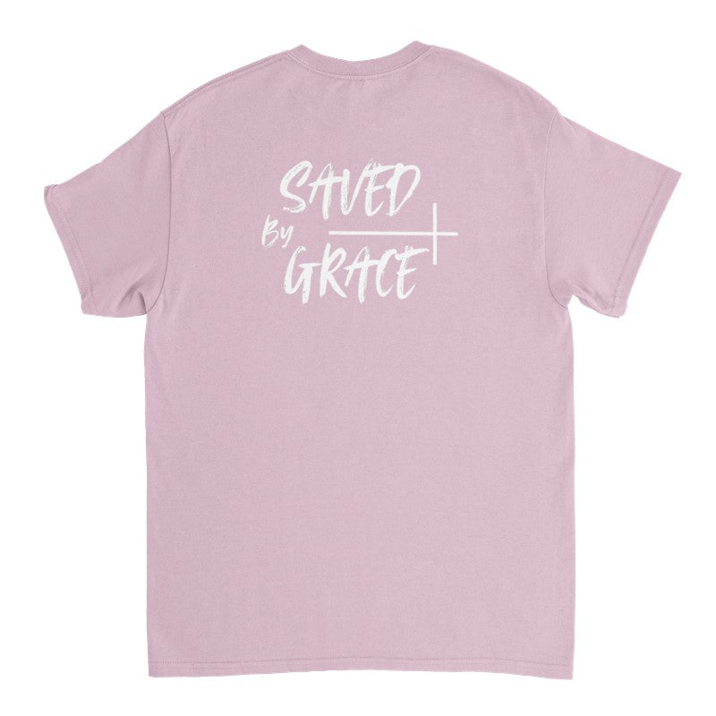 Saved By Grace Shirt, Christian Oversized unisex, Faith Streetwear