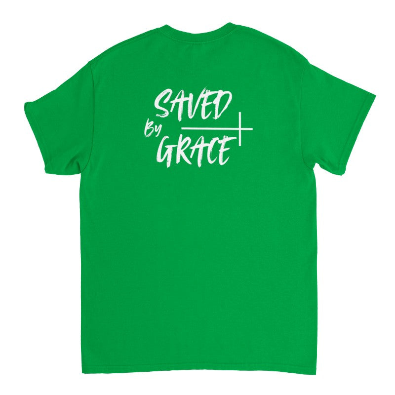 Saved By Grace Shirt, Christian Oversized unisex, Faith Streetwear