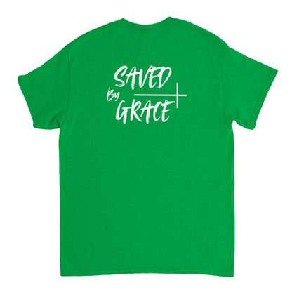 Saved By Grace Shirt, Christian Oversized unisex, Faith Streetwear
