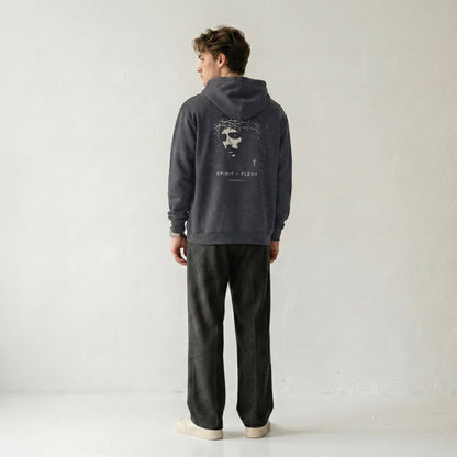 Spirit > Flesh Premium Oversized Hoodie